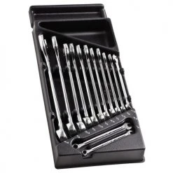 Jeu de clés mixtes sur plateau Facom MOD.440-4PB