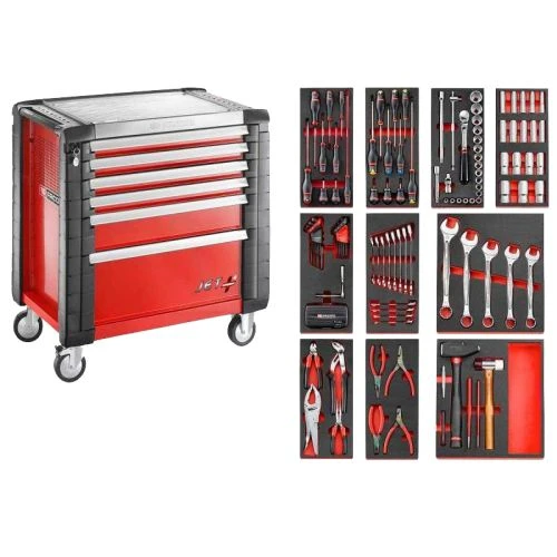 Composition d'outillage + servante 6 tiroirs - 10 modules Facom - JET.6M4PLPF 1 Composition d'outillage + servante 6 tiroirs - 10 modules Facom - JET.6M4PLPF