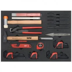 Jeu de 200 outils en modules mousse Sam Outillage - CPP-200PMZ 7 Jeu de 200 outils en modules mousse Sam Outillage - CPP-200PMZ -Atelier Soldes AFD 124969