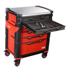 Servante 6 tiroirs + 135 outils en module Sam Outillage - 416-135Z 11 Servante 6 tiroirs + 135 outils en module Sam Outillage - 416-135Z -Atelier Soldes AFD 125009