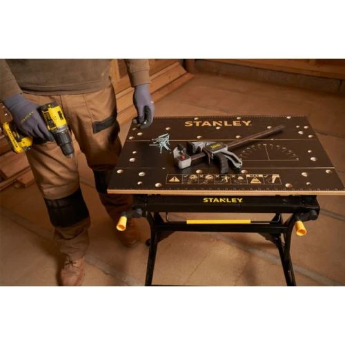 Établi-étau pliable 2 en 1 Stanley serrage vertical - STST83800-1 2 Établi-étau pliable 2 en 1 Stanley serrage vertical - STST83800-1 – Image 2