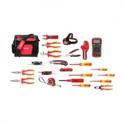 Composition contrôle d'accès sac + 17 outils