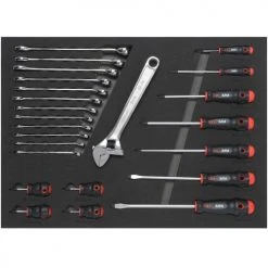 Composition de 135 outils Sam Outillage en module mousse - CPP-135PMZ -Atelier Soldes AFD 168494