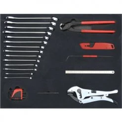 Servante série 41 6 tiroirs + composition maintenance industrielle 200 outils Sam outillage en module mousse - 416-200MZ -Atelier Soldes AFD 174638